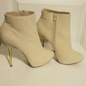 Faux-suede Stiletto Bootie